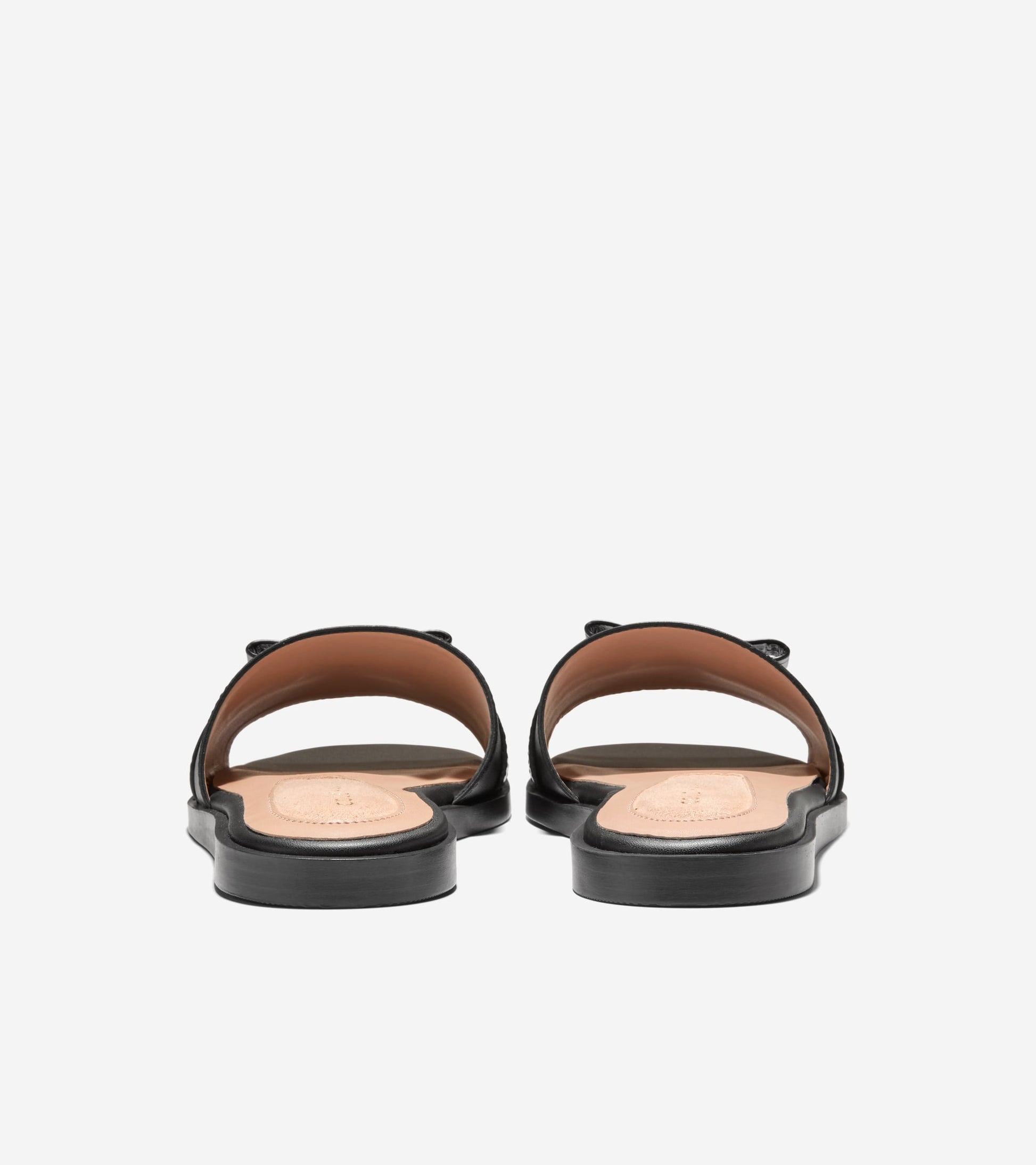 Women's Go-To Emalia Slide Bow Sandals in Black | Cole Haan