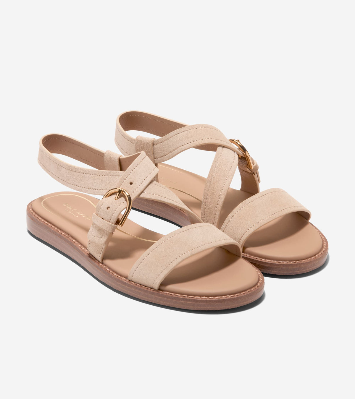 Women's Kami Buckle Sandals in Beige | Cole Haan
