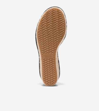 Women's Cloudfeel Asbury Espadrille Wedge Sandals in Black | Cole Haan