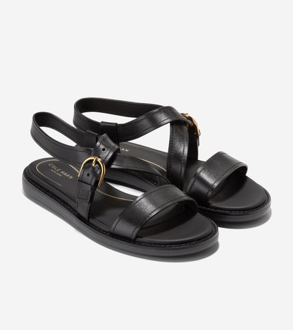 Women's Kami Buckle Sandals in Black | Cole Haan