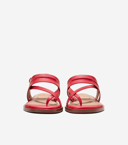 Women's Go-To Estella Flat Thong Sandals in Red | Cole Haan
