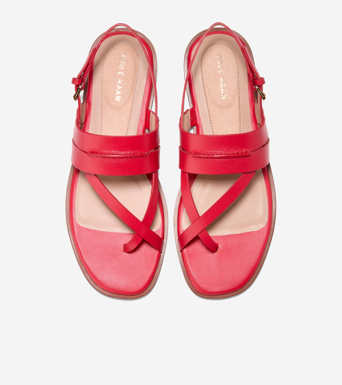 Women's Go-To Estella Flat Thong Sandals in Red | Cole Haan
