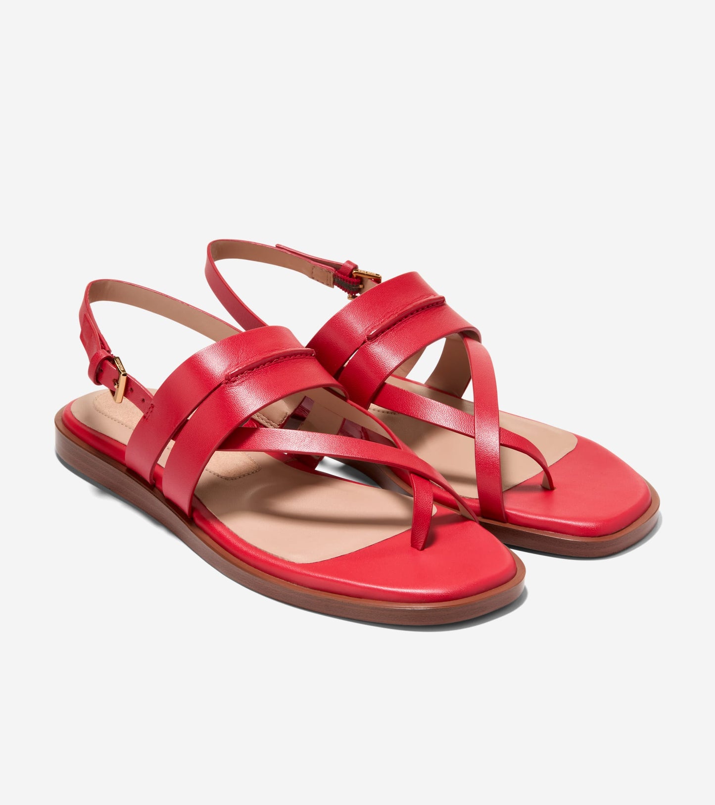 Women's Go-To Estella Flat Thong Sandals in Red | Cole Haan