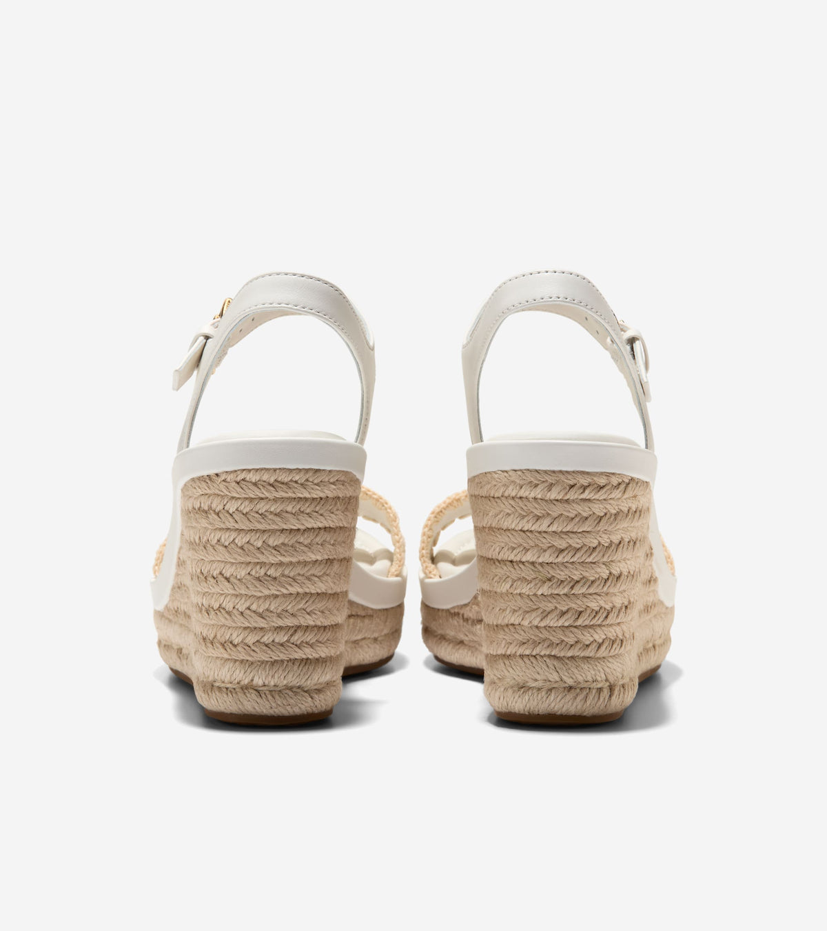 Women's Cloudfeel Asbury Espadrille Wedge Sandals in White | Cole Haan