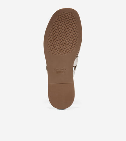 Women's Go-To Estella Flat Thong Sandals in White | Cole Haan