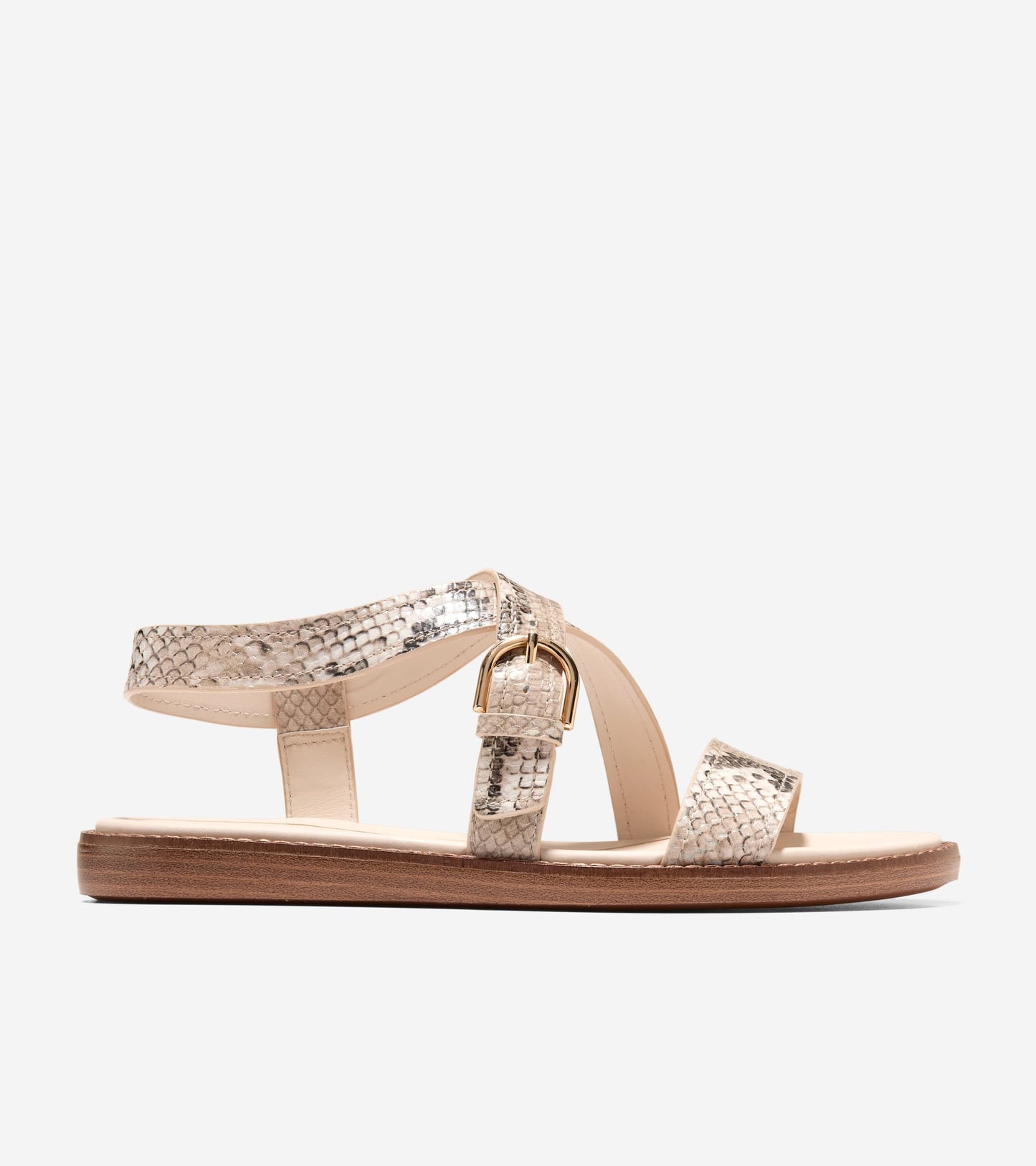 Women's Kami Buckle Sandals in Beige | Cole Haan
