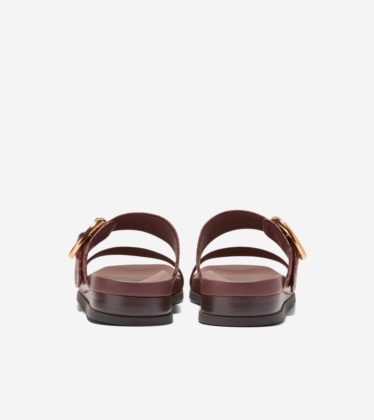 Women's Oaklynn Double Band Footbed Sandals in Brown | Cole Haan