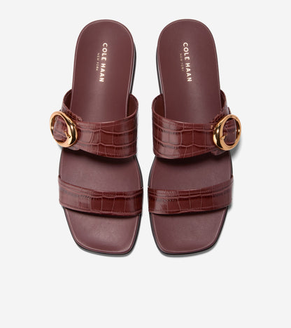Women's Oaklynn Double Band Footbed Sandals in Brown | Cole Haan