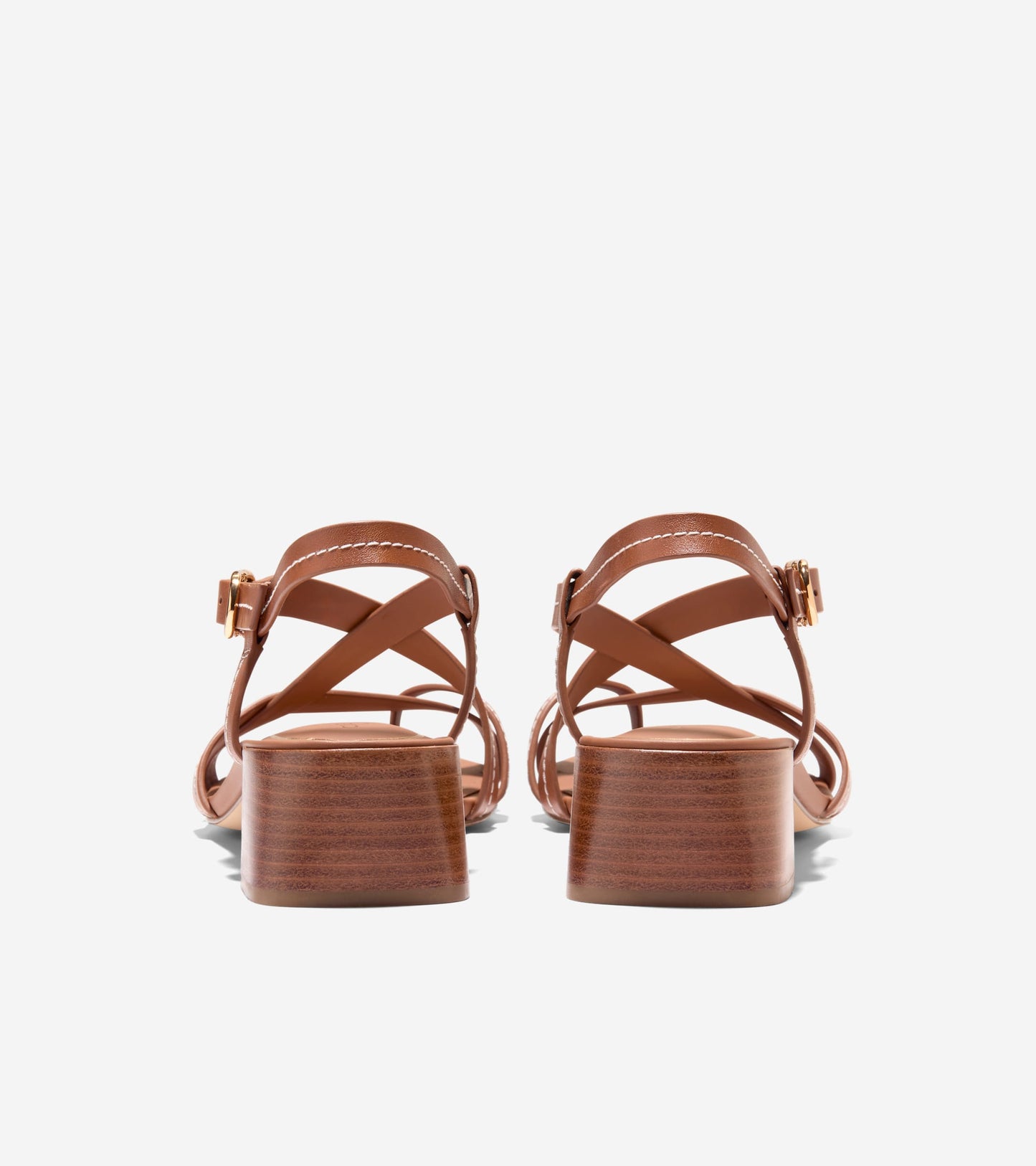 Women's Dillon Block Heel Thong Sandals in Brown | Cole Haan