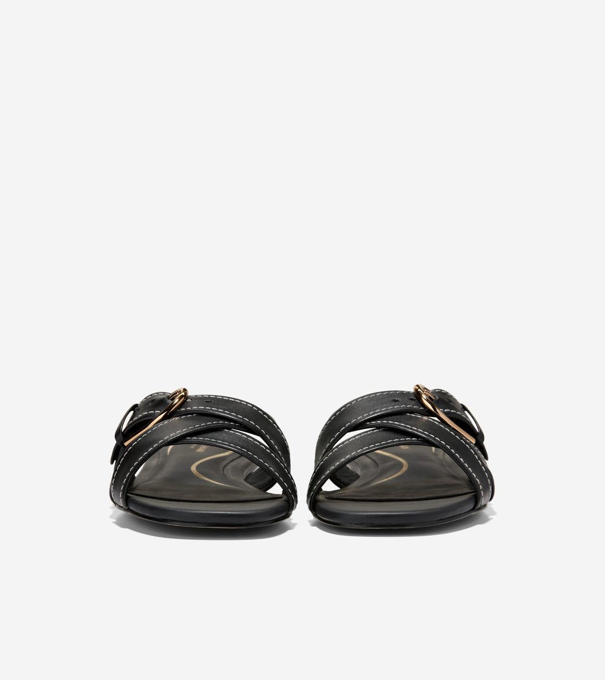 Women's Velma Buckle Slide Sandals in Black | Cole Haan