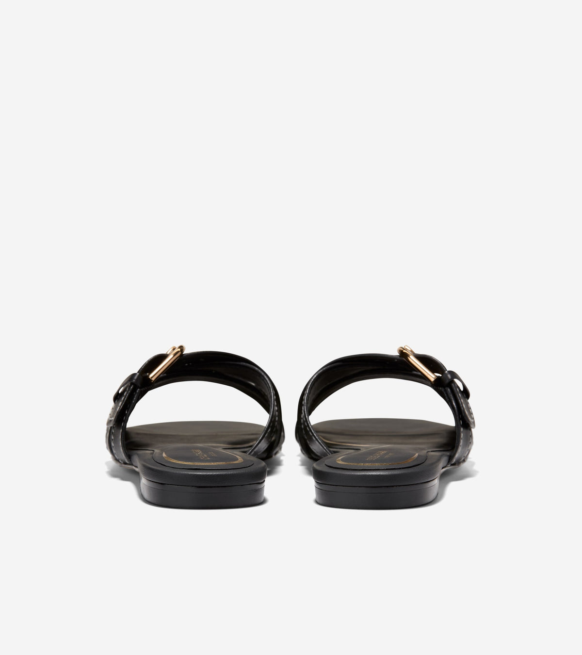 Women's Velma Buckle Slide Sandals in Black | Cole Haan