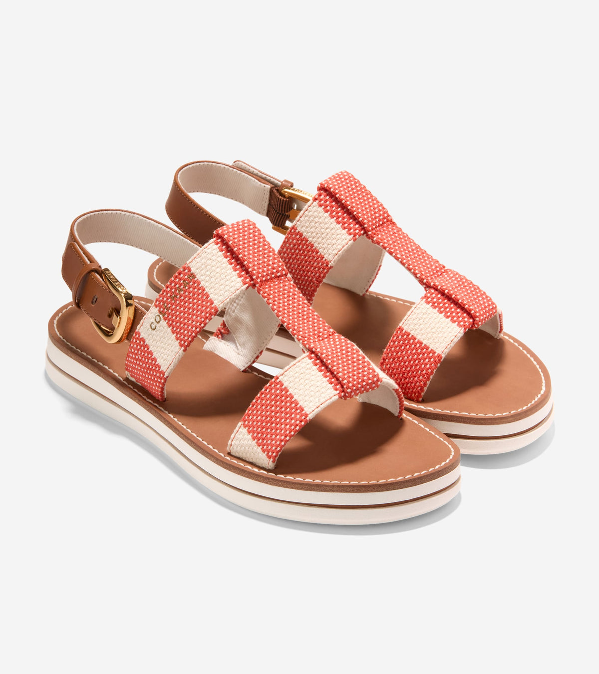 Women's Pinch Long-Weekender Sandals in Brown, red | Cole Haan