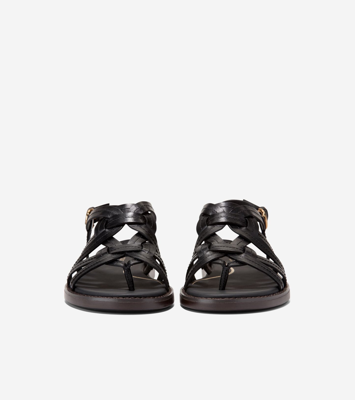 Women's Kami Interwoven Thong Sandals in Black | Cole Haan