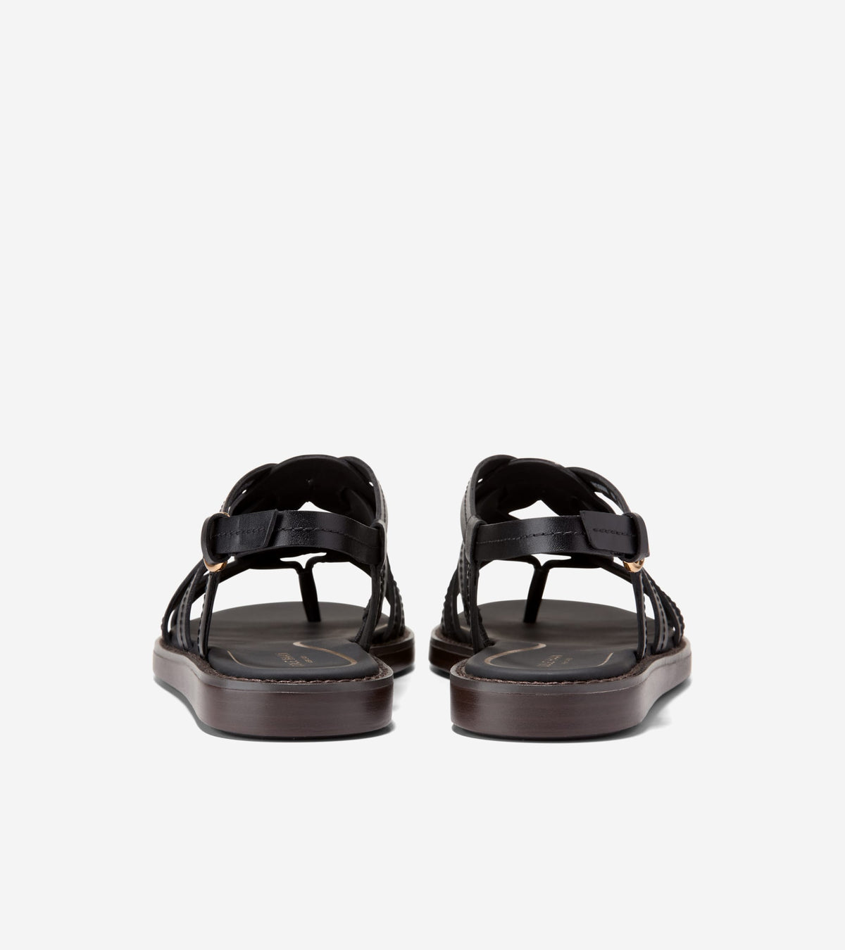 Women's Kami Interwoven Thong Sandals in Black | Cole Haan