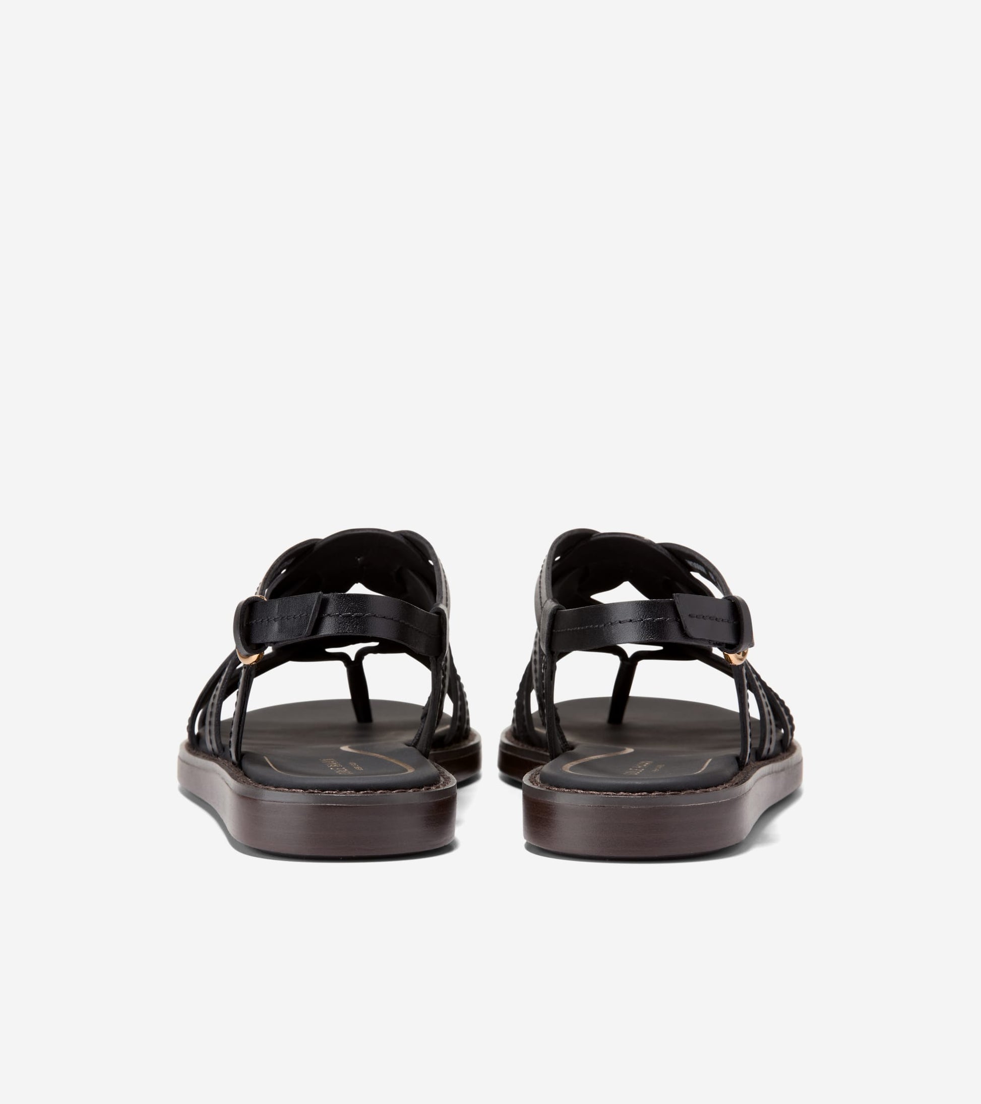 Women's Kami Interwoven Thong Sandals in Black | Cole Haan