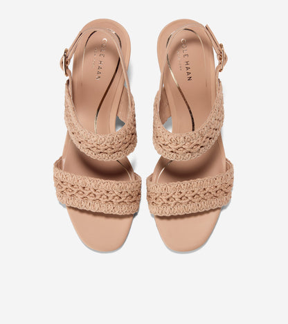 Women's Harlan Double Band Sandals in Beige | Cole Haan