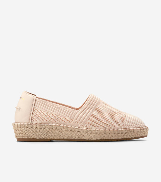 Women's Cloudfeel Espadrille II Slip-On Loafers in Beige | Cole Haan
