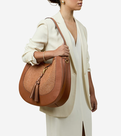 Women's Catarina Large Hobo Bag in Brown | Cole Haan