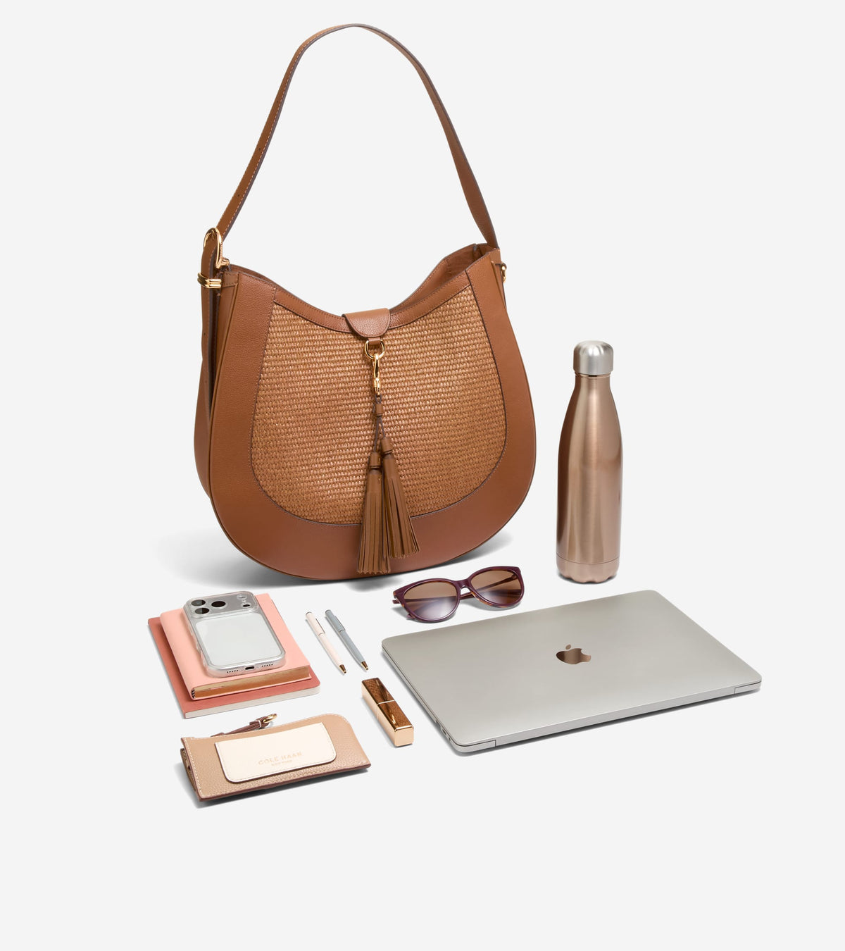 Women's Catarina Large Hobo Bag in Brown | Cole Haan
