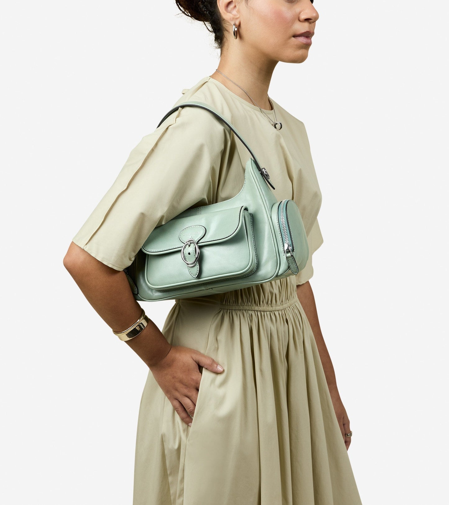 Women's Alexandria Shoulder Crossbody Bag in Green | Cole Haan