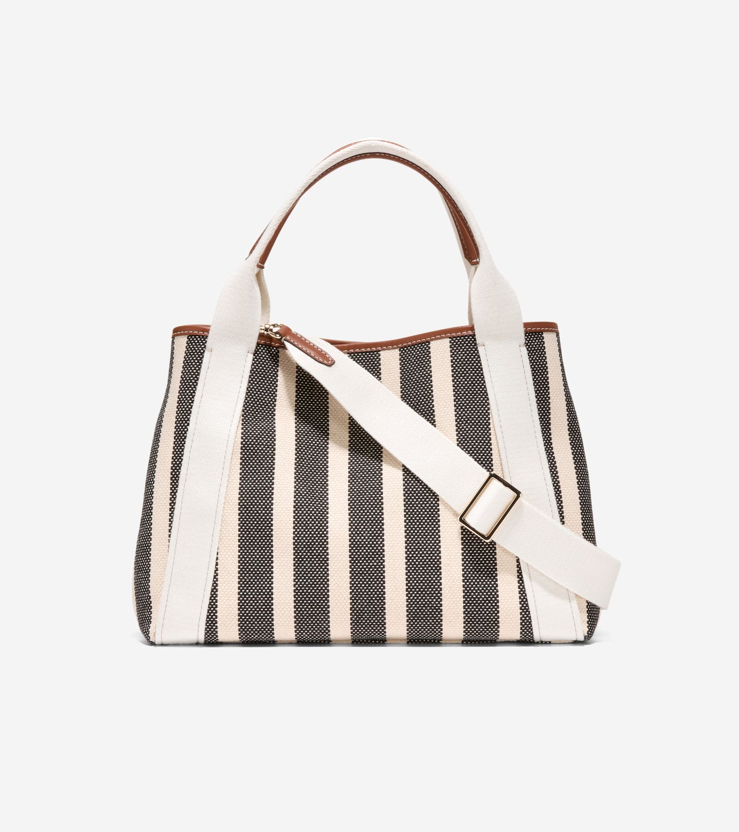 Women's Amagansett Canvas Tote Bag in Black, beige | Cole Haan