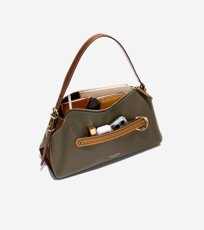 Women's Vivianne Shoulder Bag in Green | Cole Haan