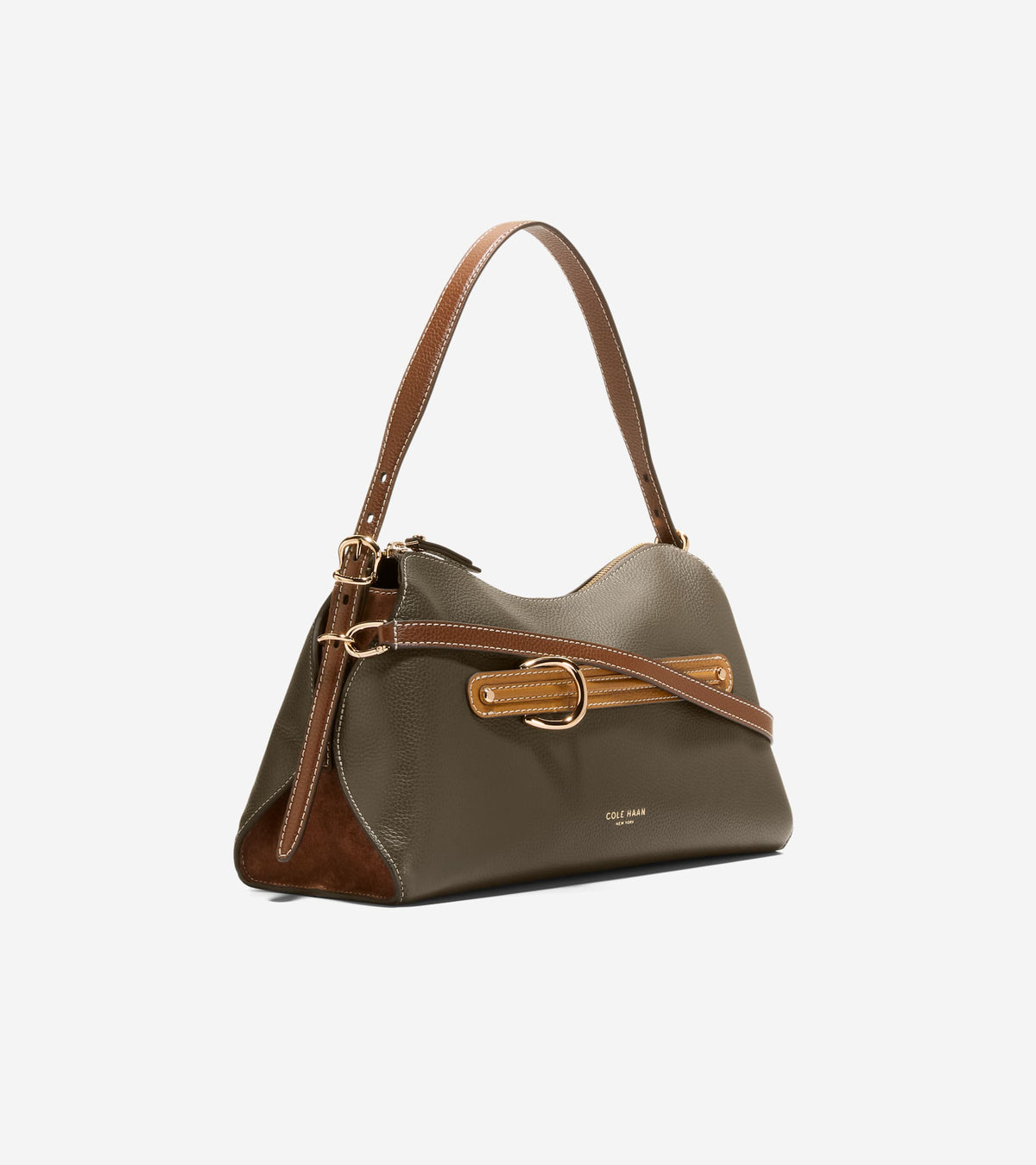Women's Vivianne Shoulder Bag in Green | Cole Haan