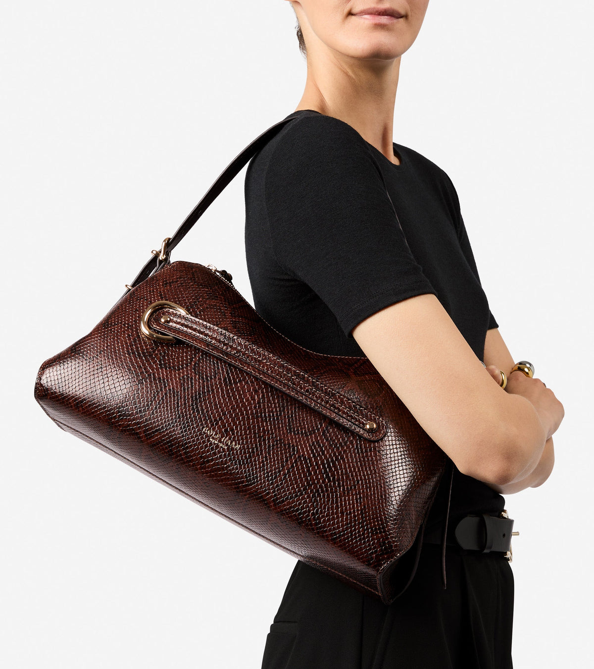 Women's Vivianne Shoulder Bag in Brown | Cole Haan