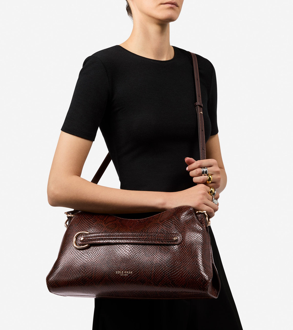 Women's Vivianne Shoulder Bag in Brown | Cole Haan