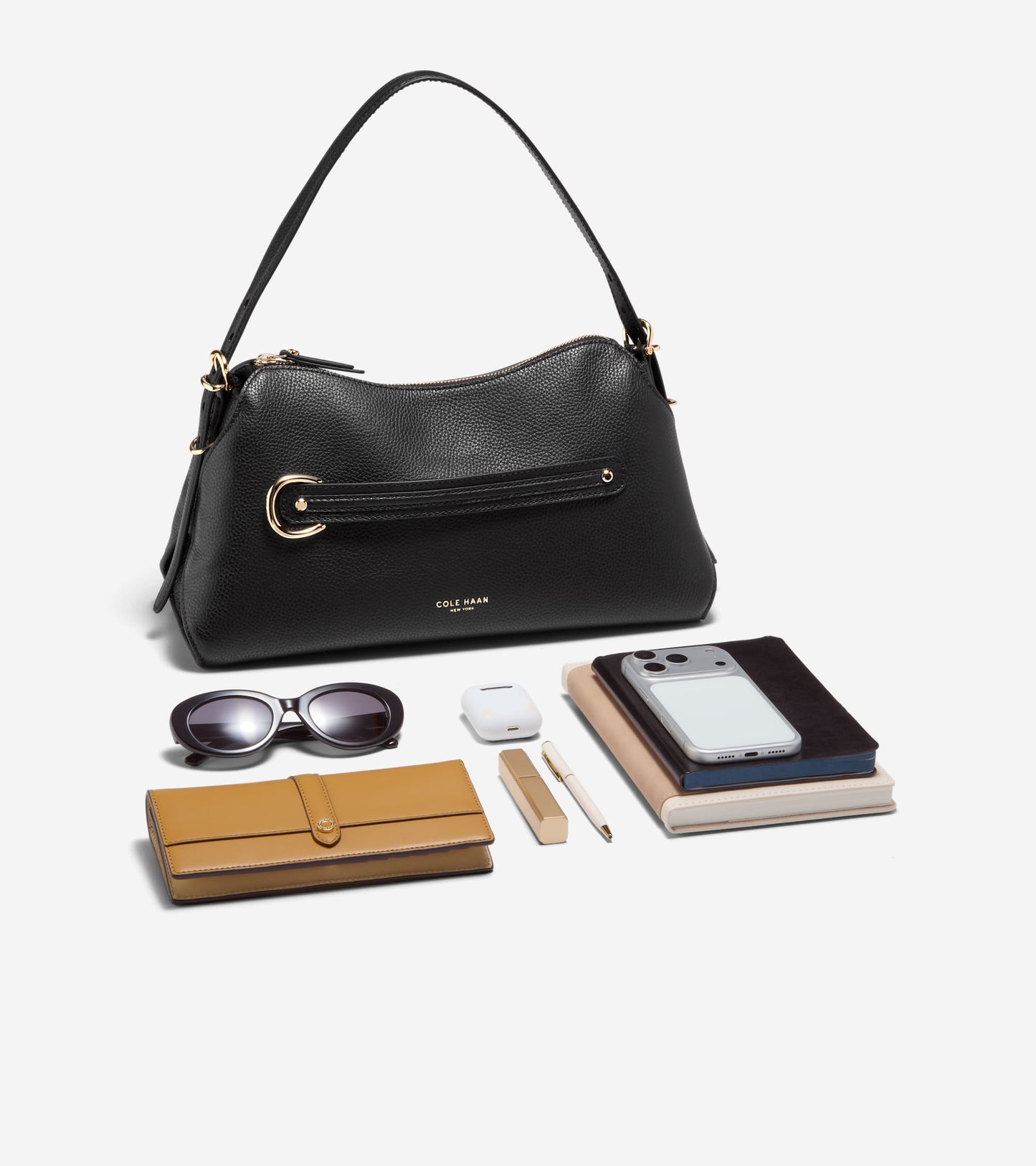 Women's Vivianne Shoulder Bag in Black | Cole Haan