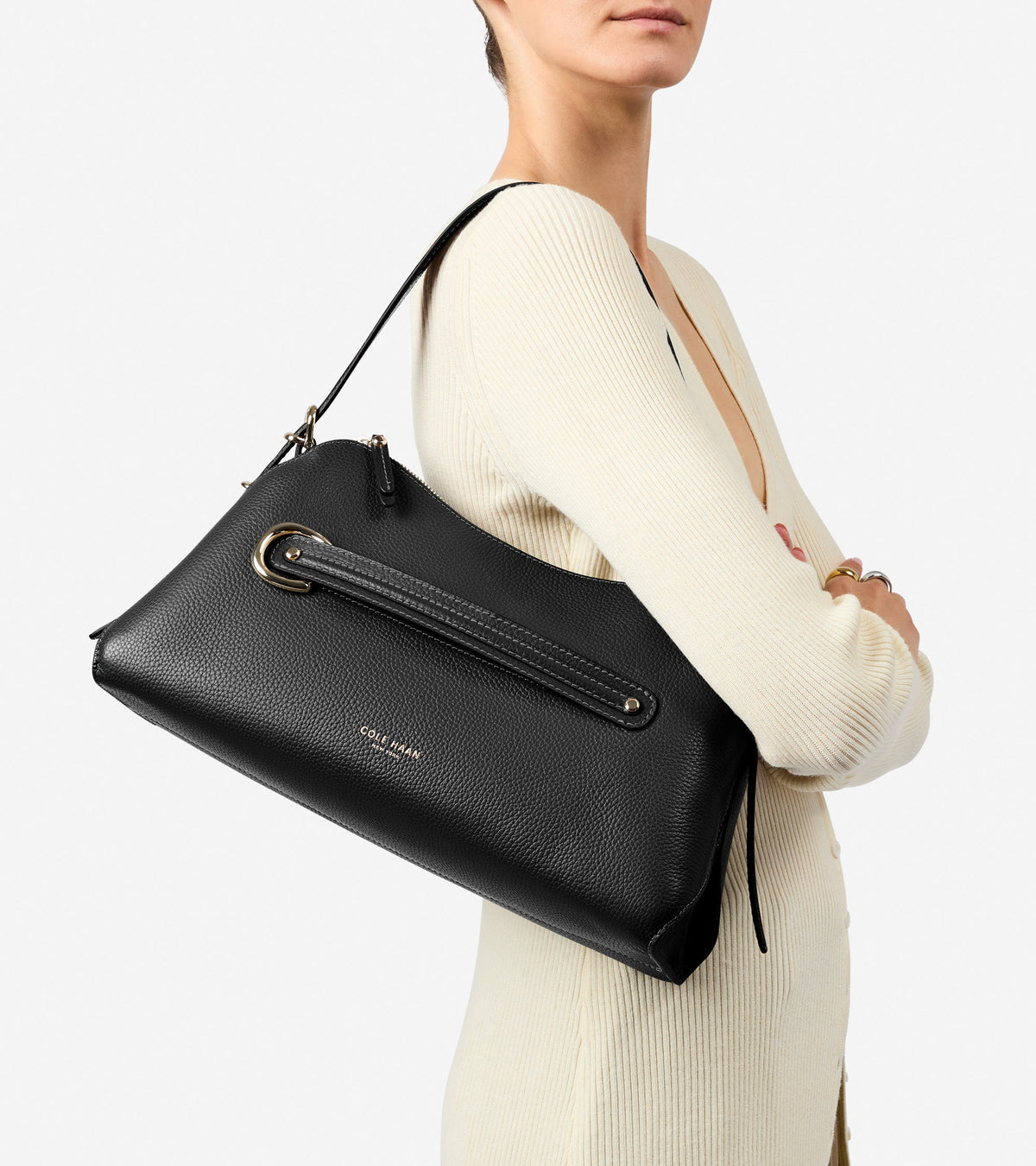 Women's Vivianne Shoulder Bag in Black | Cole Haan