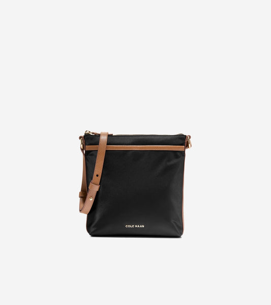 Women's Emily Nylon Crossbody in Black | Cole Haan