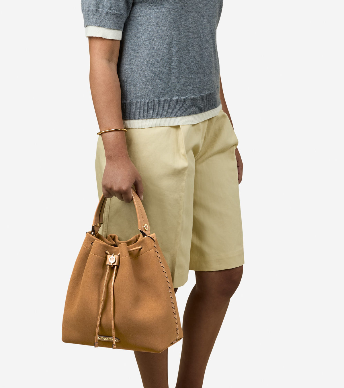 Women's Isabella Bucket Bag in Brown | Cole Haan