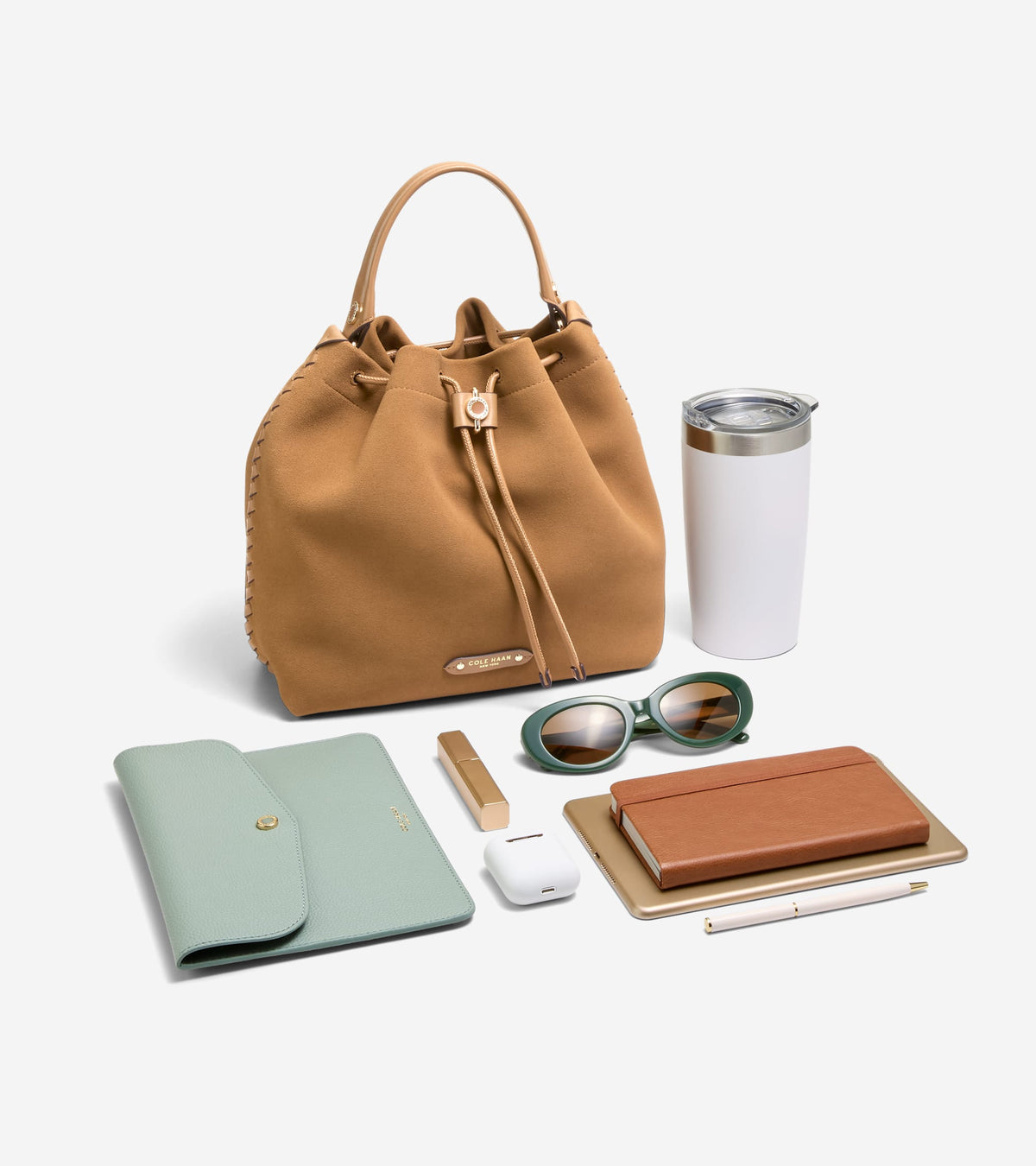Women's Isabella Bucket Bag in Brown | Cole Haan