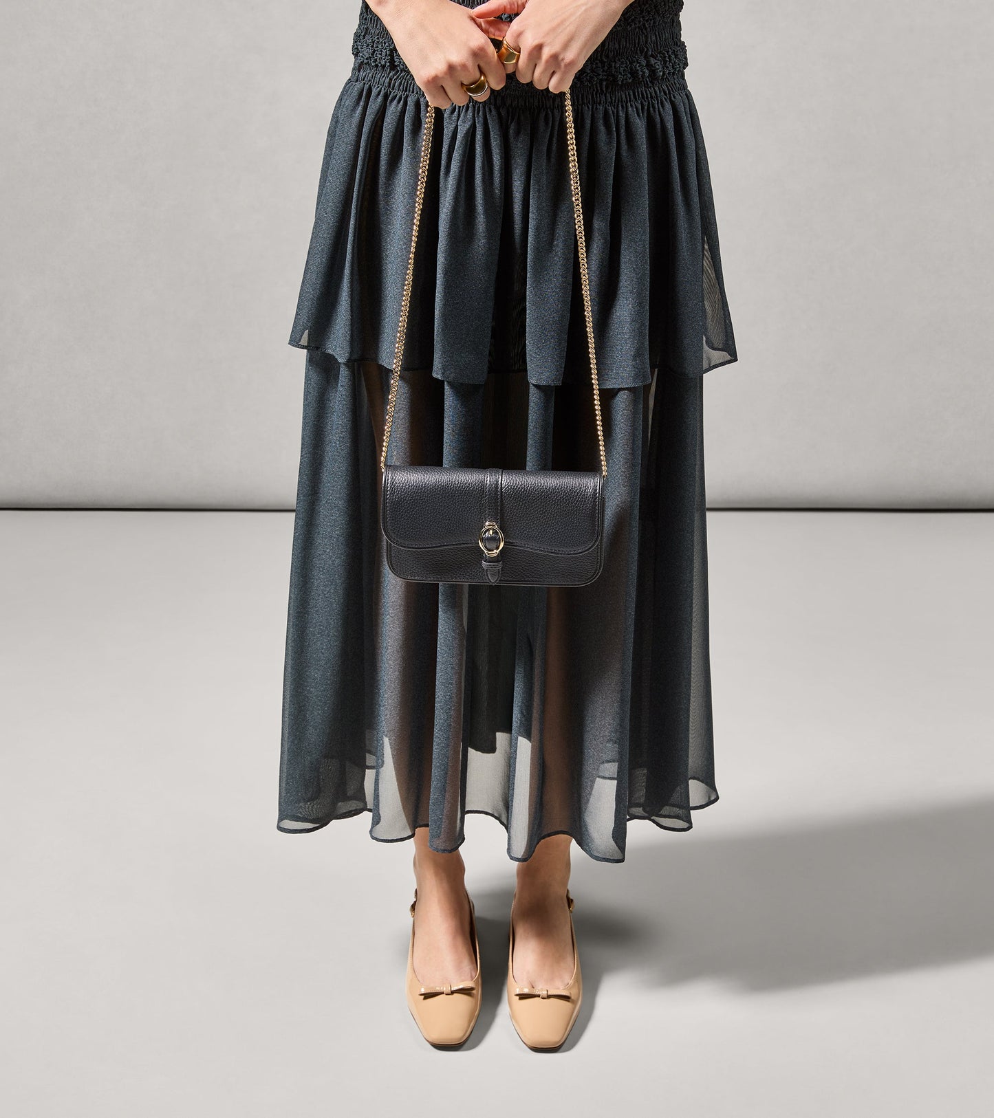 Women's Alexandria Wallet On A Chain in Black | Cole Haan