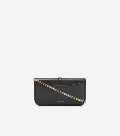 Women's Alexandria Wallet On A Chain in Black | Cole Haan