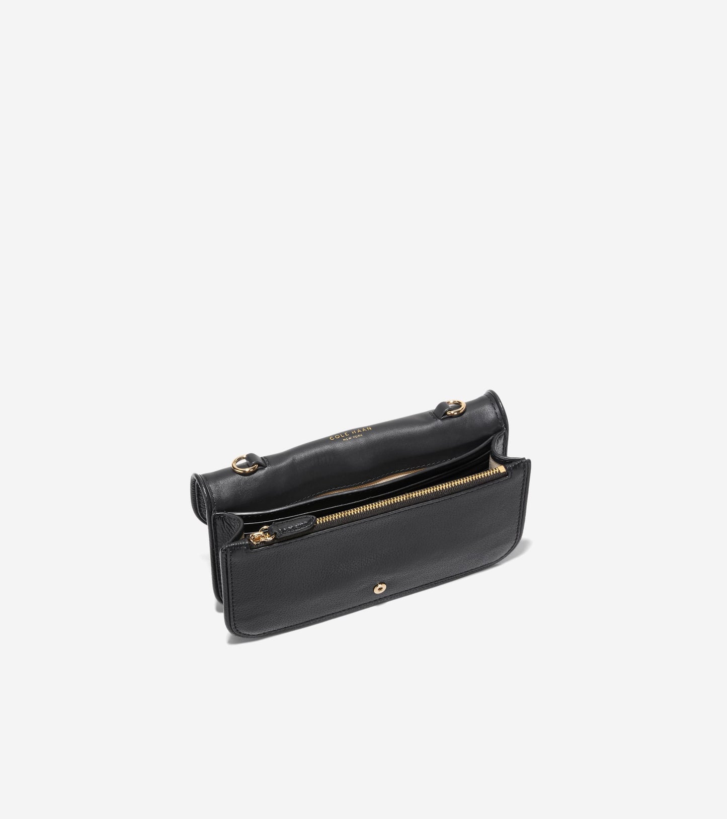 Women's Alexandria Wallet On A Chain in Black | Cole Haan