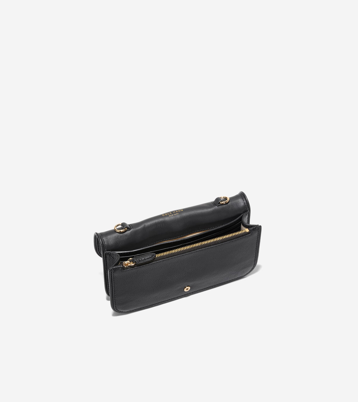 Women's Alexandria Wallet On A Chain in Black | Cole Haan