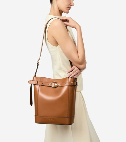 Women's Alexandria Bucket Bag in Brown | Cole Haan