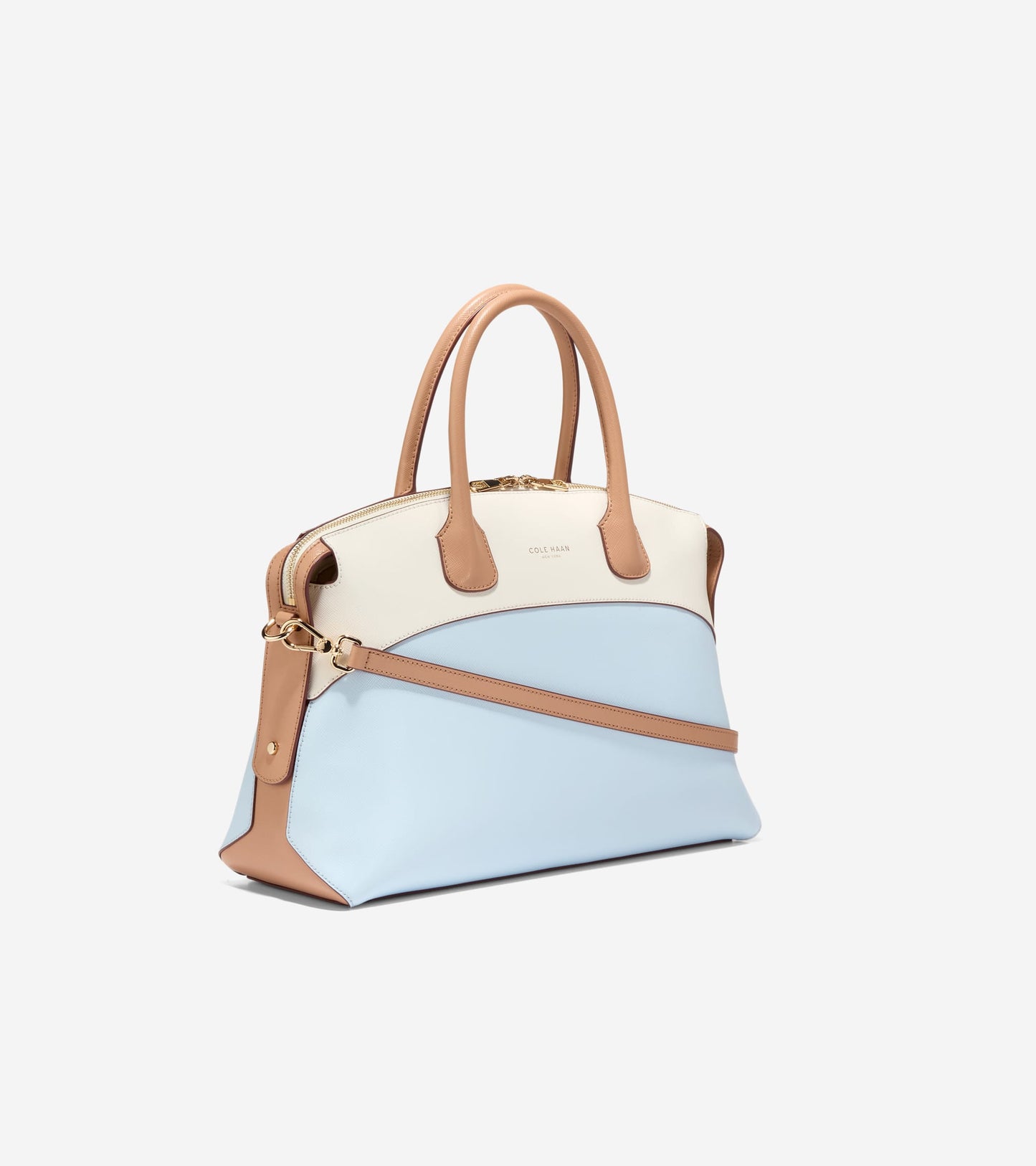 Women's Lady Satchel in Blue, beige, brown | Cole Haan