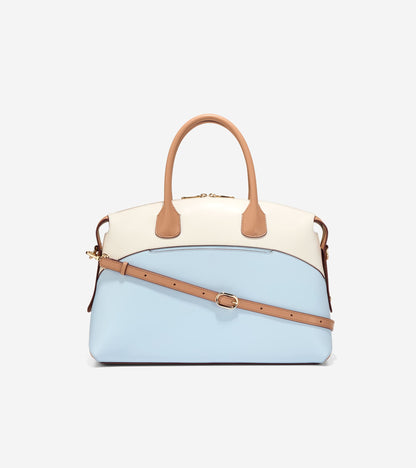 Women's Lady Satchel in Blue, beige, brown | Cole Haan