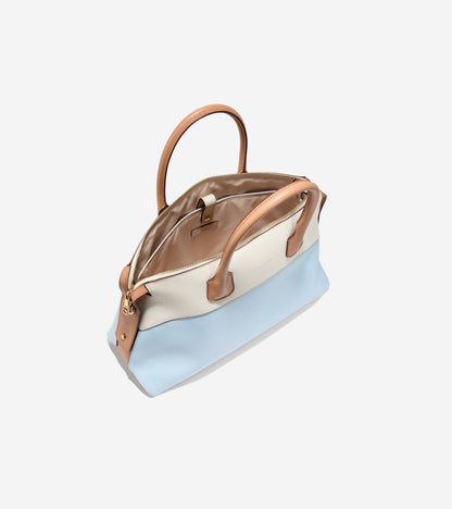 Women's Lady Satchel in Blue, beige, brown | Cole Haan