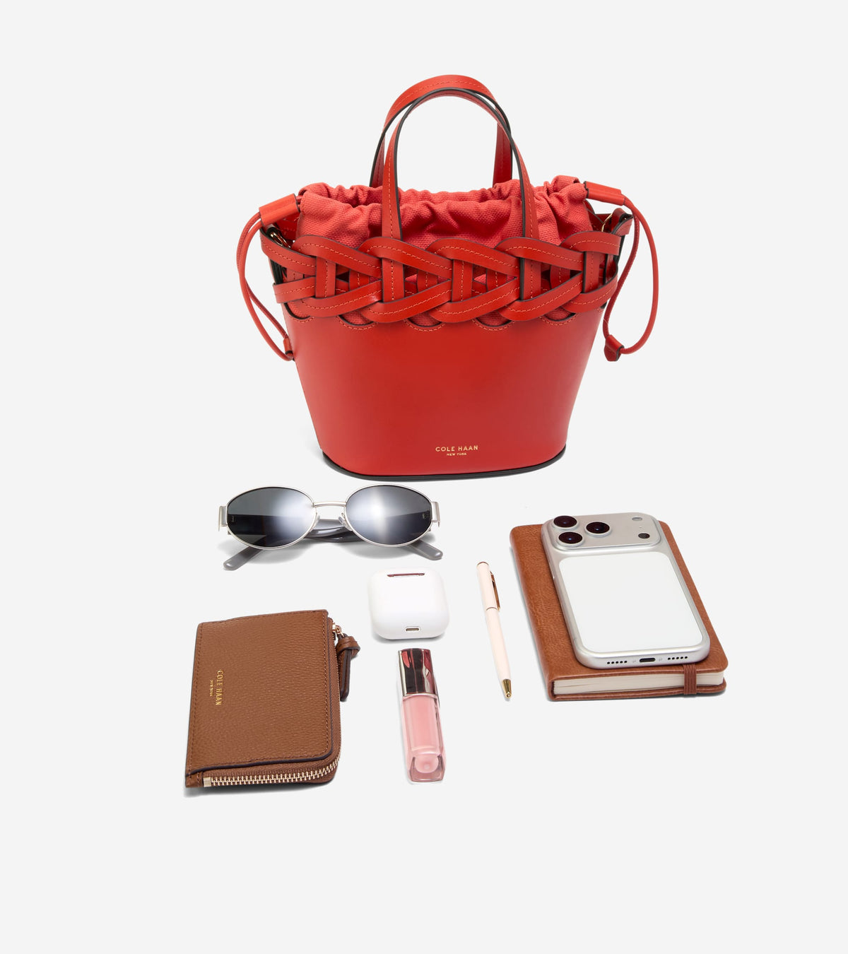 Women's Juliette Small Tote Crossbody Bag in Red | Cole Haan