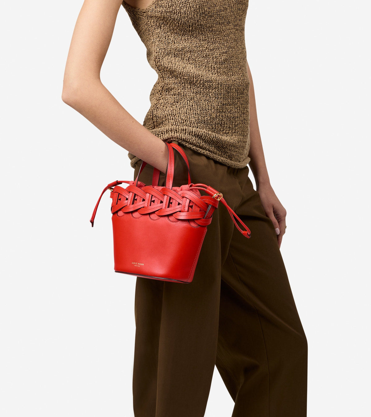 Women's Juliette Small Tote Crossbody Bag in Red | Cole Haan