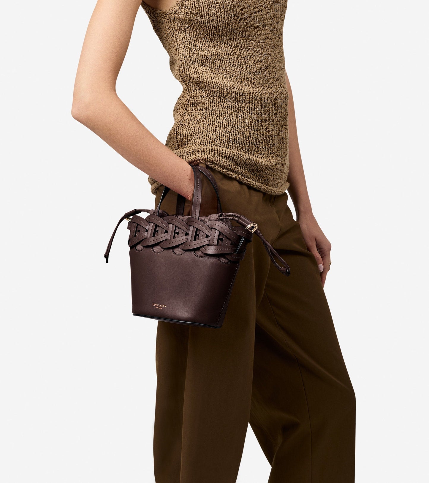 Women's Juliette Small Tote Crossbody Bag in Brown | Cole Haan