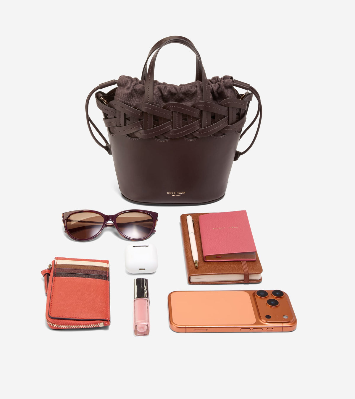 Women's Juliette Small Tote Crossbody Bag in Brown | Cole Haan