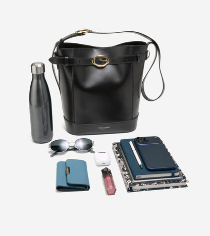 Women's Alexandria Bucket Bag in Black | Cole Haan