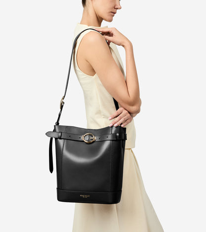 Women's Alexandria Bucket Bag in Black | Cole Haan