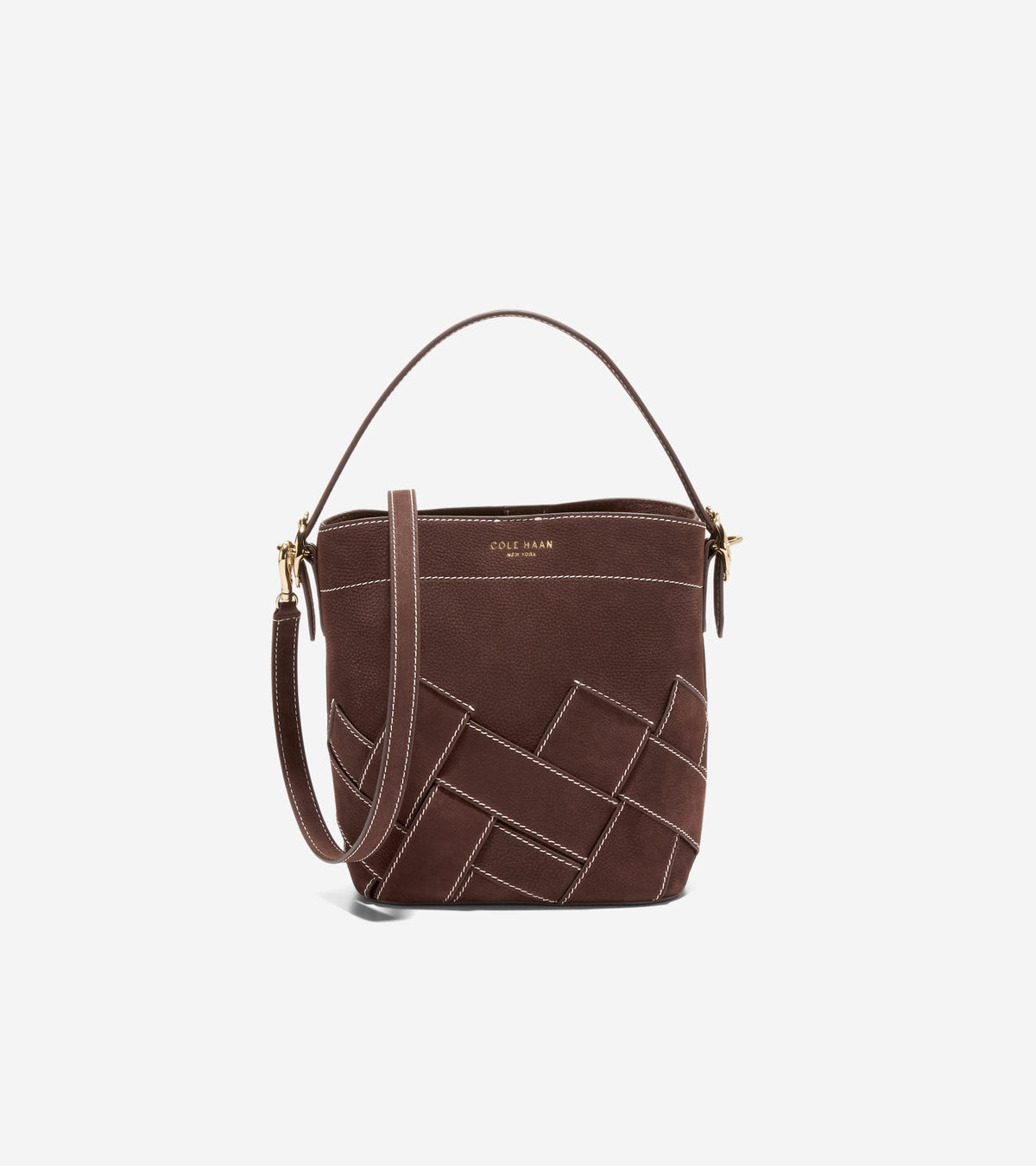 Women's Alexandria Small Bucket Crossbody Bag in Brown | Cole Haan