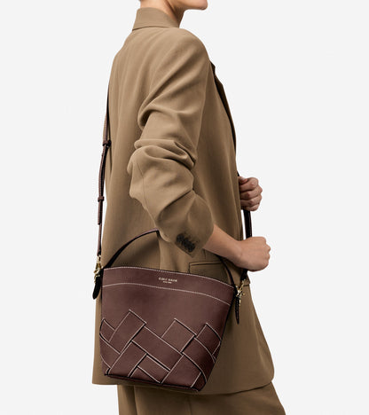 Women's Alexandria Small Bucket Crossbody Bag in Brown | Cole Haan
